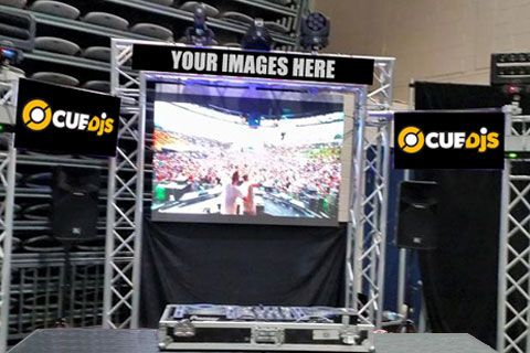 birthday DJs display screens for parties in Tauranga